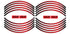 RIDGELINE : RED / BLACK Rim Graphics