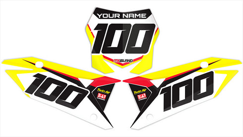 suzuki red yellow factory background number plates