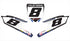 front number plates, decals, graphics, motocross