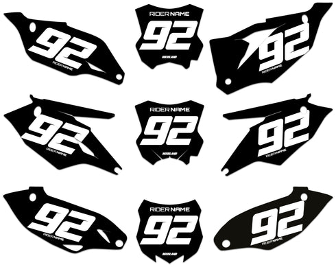 PUREFORM: Kawasaki Number Plate Graphics kit