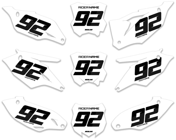 PUREFORM: Kawasaki Number Plate Graphics kit