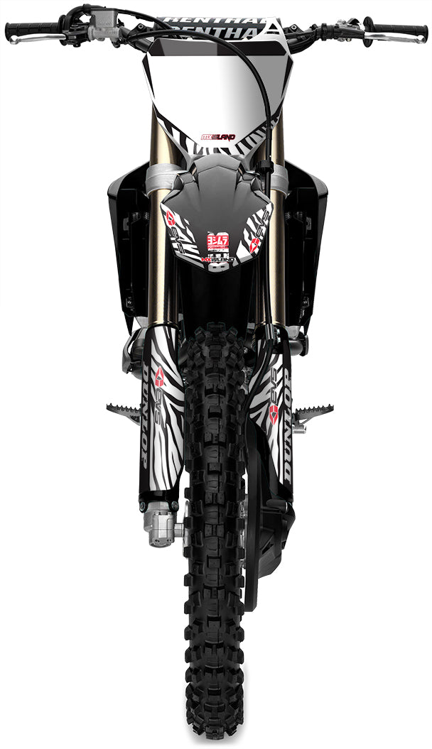 BEAST MODE: BLACK/RED Honda Complete Graphics Kit
