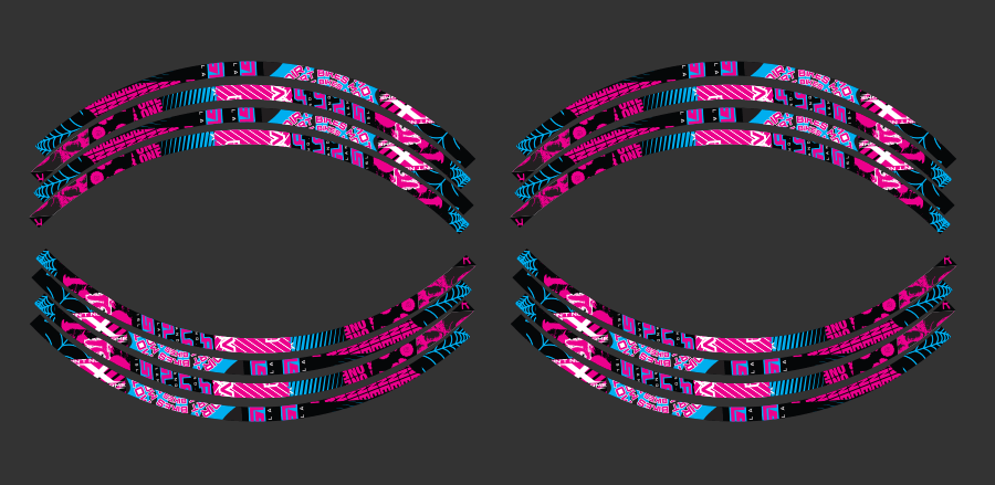 NIGHT RIDER: MAGENTA / CYAN