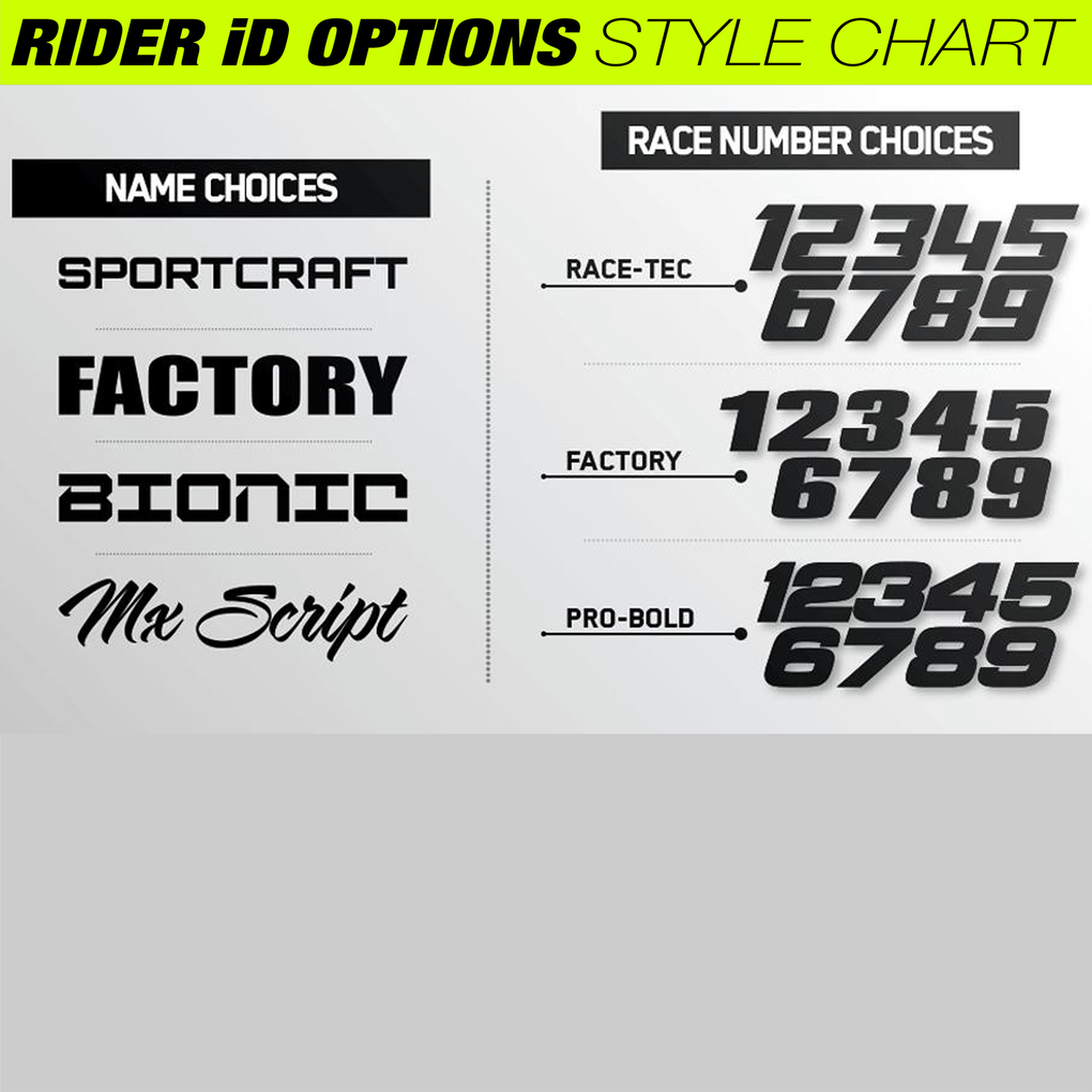 TURBO: WHITE/BLACK KTM Complete Graphics Kit