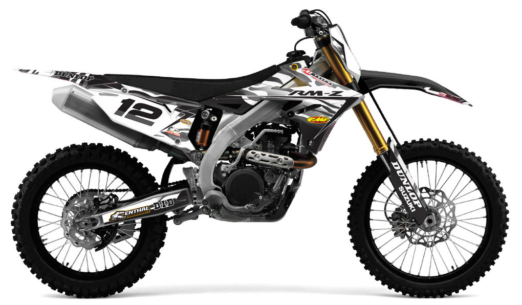 JET FIGHTER: WHITE/BLACK Suzuki Complete Graphics Kit