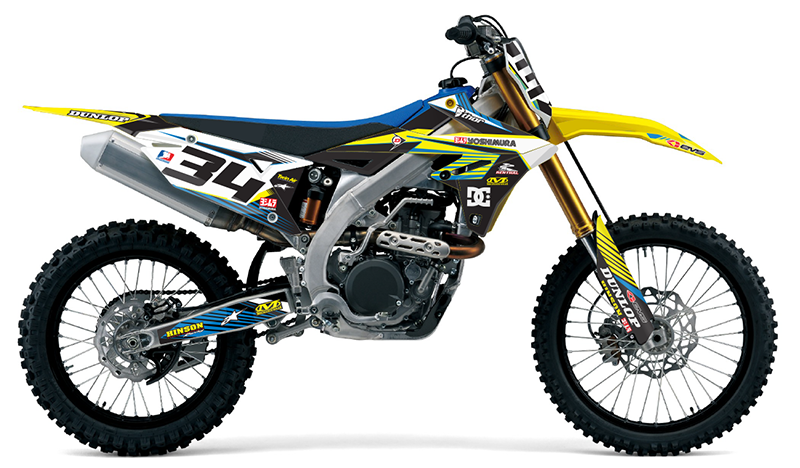 RIDGELINE: YELLOW/BLUE Suzuki Complete Graphics Kit