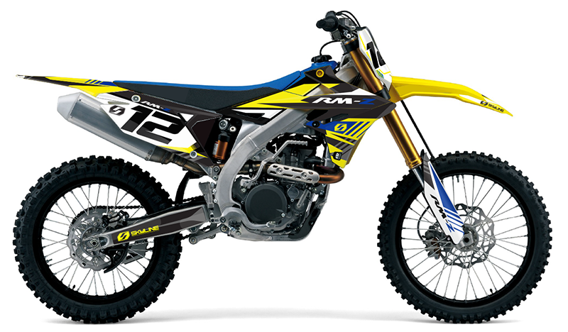 S-ONE: YELLOW/BLUE Suzuki Complete Graphics Kit