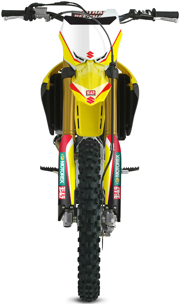FACTORY: RED/YELLOW Suzuki Complete Graphics Kit